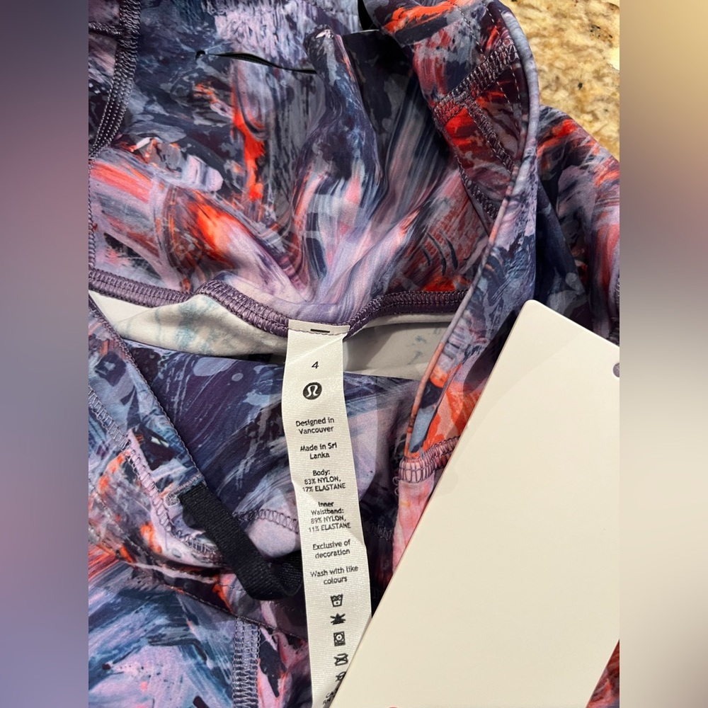 NWT Lululemon Base Pace HR 28" Brushed Legging - Picture 16 of 16